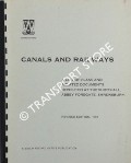 Canals and Railways - A List of Plans and Related Documents Deposited at the Shirehall, Abbey Foregate, Shrewsbury by HORSLEY DENTON, J.